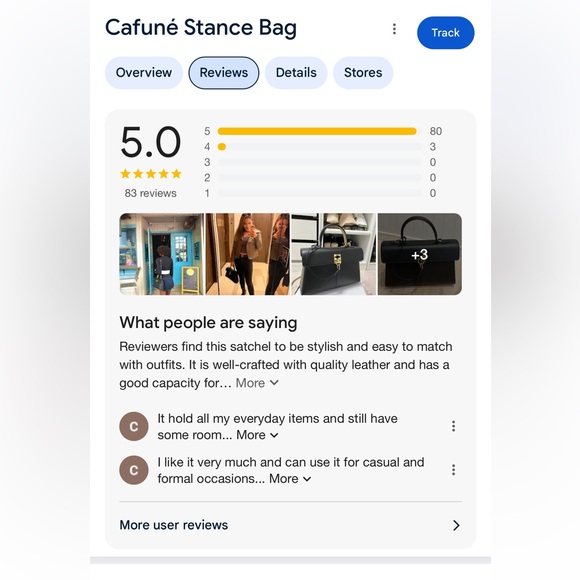 SOLD - Cafune Stance in Artichoke NWT and dustbag - Picture 17 of 17